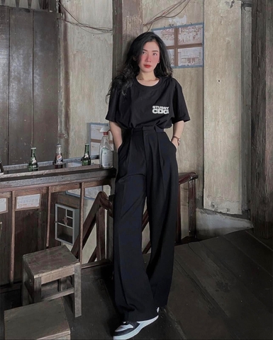 BASIC PANTS - Quần suông 1 ly