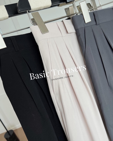 BASIC PANTS - Quần suông 2 ly