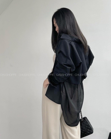 ÁO SƠMI LƯNG VOAN