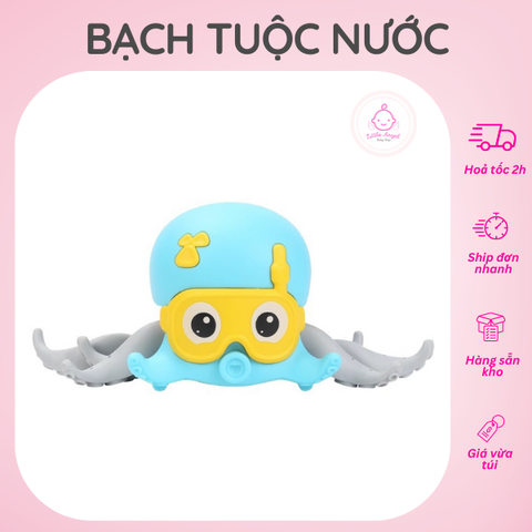 Đồ Chơi Nhà Tắm Bạch Tuộc Di Chuyển Dưới Nước Và Trên Bờ