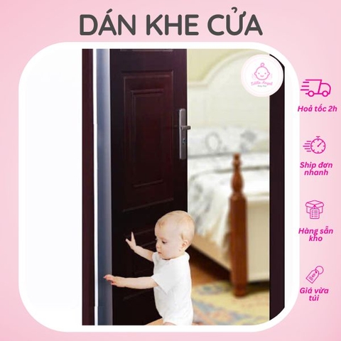 Dụng Cụ MIẾNG DÁN KHE CỬA Chống Kẹt Tay Bảo Vệ An Toàn Cho Bé