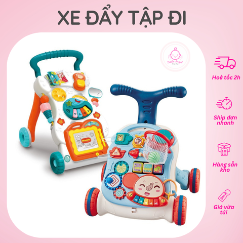 Xe Đẩy Tập Đi Chống Lật Có Nhạc Đồ Chơi Dành Cho Bé