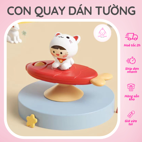 Đồ Chơi CON QUAY Dán Tường Nhiều Mẫu Phù Hợp Cho Mọi Lứa Tuổi