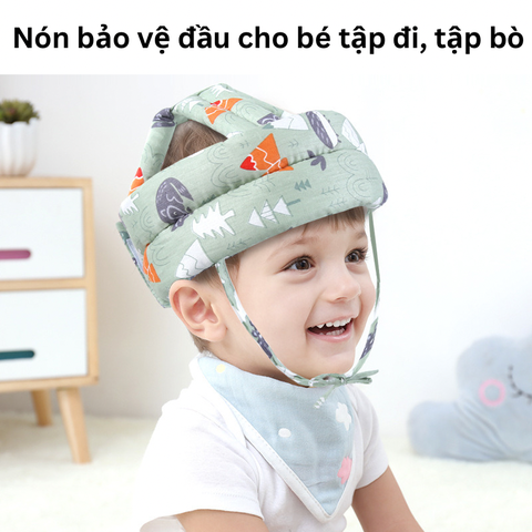 Mũ Nón Bảo Hiểm Bảo Vệ Đầu Cho Bé Tập Đi Tập Bò Chống Va Đập