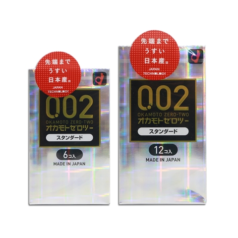Bao Cao Su Okamoto 0.02 Siêu Mỏng Nội Địa Nhật Bản