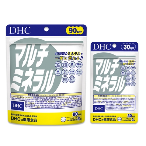 Viên Uống DHC Multi Minerals Bổ Sung Khoáng Tổng Hợp