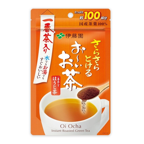 Bột Trà Xanh Rang Nhật Bản Itoen Oi Ocha Houjicha Túi 80g