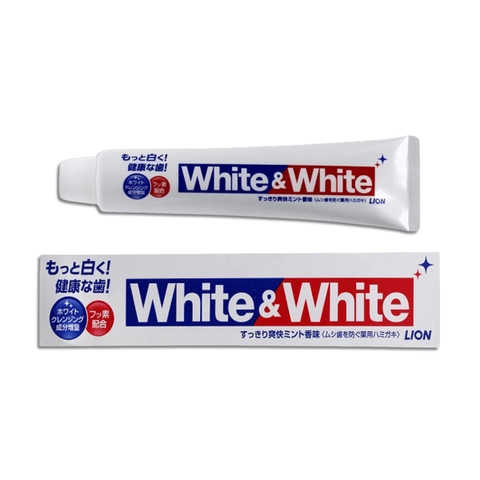 Kem Đánh Răng Lion White & White Hương Bạc Hà 150g