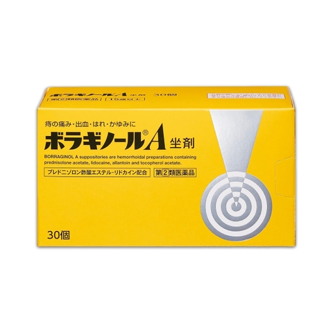 Viên Đặt Trĩ Amato Borraginol A Nhật Bản 30 Viên