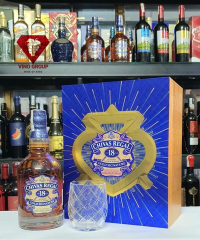 Hộp Quà Rượu Chivas Regal 18 Blue Signature