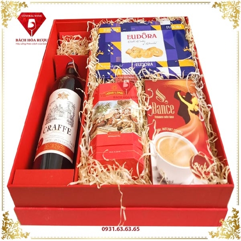 Hộp Quà Tết Rượu Vang QT019