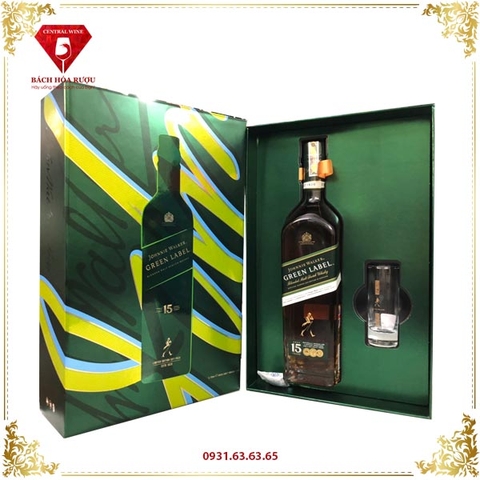 Hộp quà Rượu Johnnie Walker Green Label 15