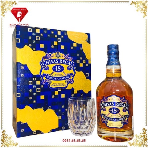 Hộp Quà Rượu Chivas Regal 18 Gold Signature
