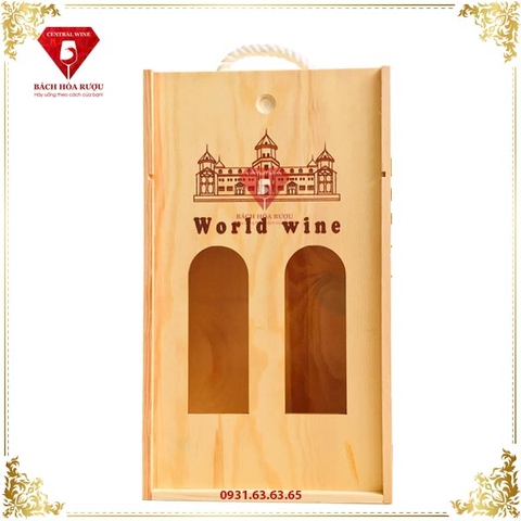 Hộp Rượu Đôi 2 Mặt Kín
