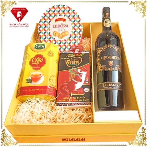 Hộp Quà Tết Rượu Vang QT020
