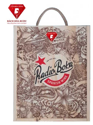 Rượu vang đỏ bịch Radio Boka Red Box 3L