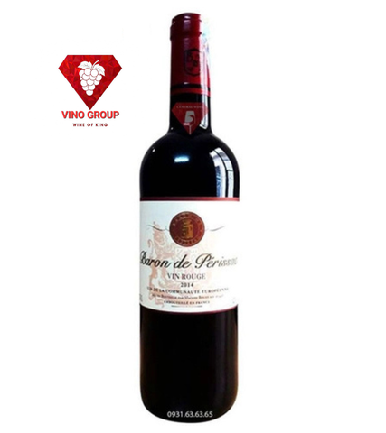 Rượu Vang Baron De Perissac Vin Rouge