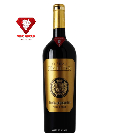 Rượu vang Pháp Chateau Meillier Bordeaux Superieur Rouge