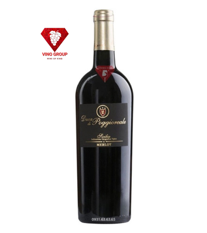 Rượu vang Ý Duca di Poggioreale Merlot
