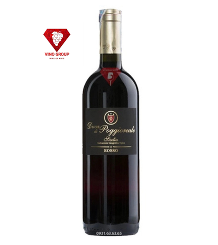 Rượu vang Ý Duca di Poggioreale Rosso