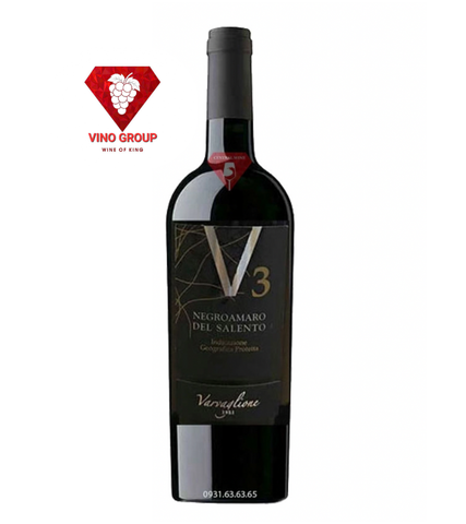 Rượu vang ý v3 Negroamaro del Salento