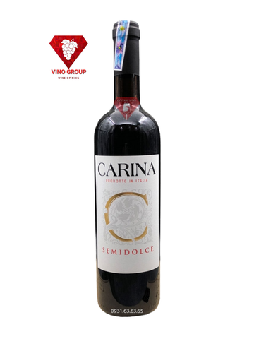Vang Đỏ Ngọt Carina Semidolce Sweet Red Wine
