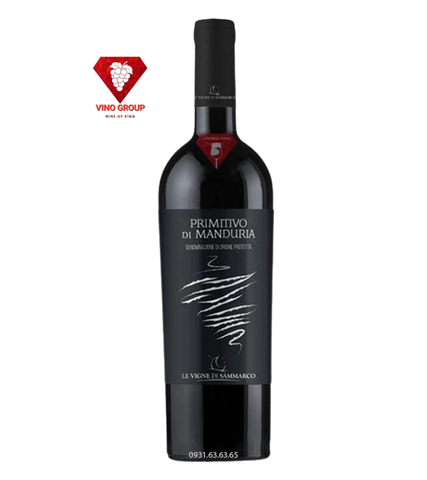 Vang Le vigne di Sammarco Leve Primitivo di Manduria