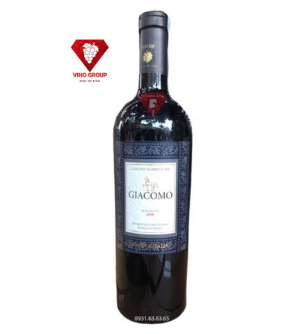 Vang ngọt Ý Giacomo