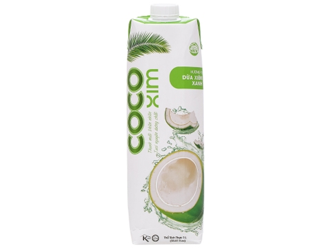 6 hộp nước dừa xiêm xanh Cocoxim 1 lít