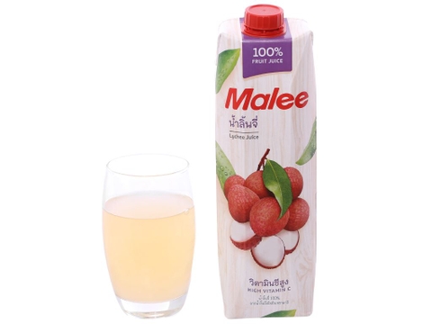 6 hộp nước ép trái vải Malee 1 lít