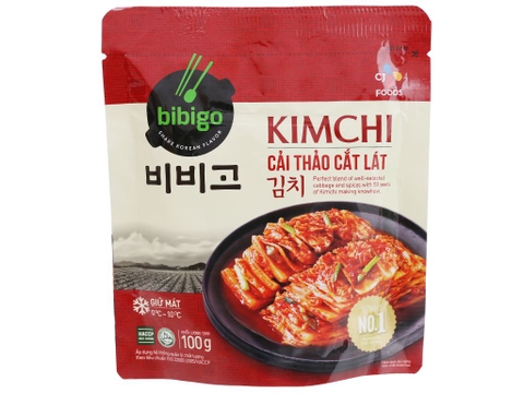 Kim chi cải thảo cắt lát Bibigo Ông Kim's gói