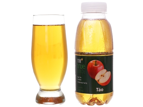 Lốc 6 chai nước táo tự nhiên TH True Juice 350ml