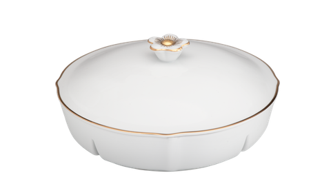 Khay mứt 5 ngăn - Viền chỉ vàng