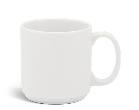 Ca thấp quai tròn 0.35 L - Jasmine - Trắng