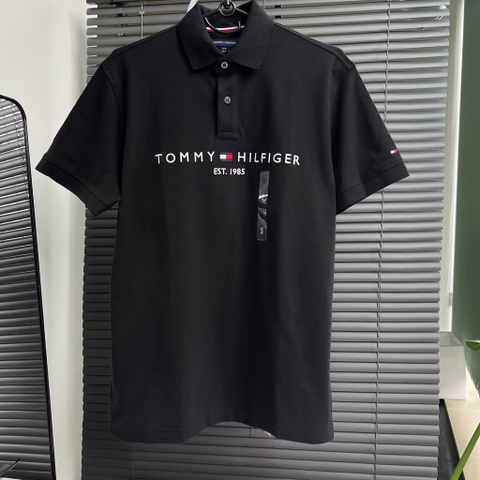 Áo Polo Tommy Hilfiger Regular Fit Embroidered Tommy Graphic Black 78JB112 001