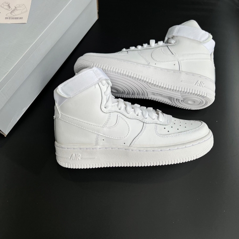 Nike Air Force 1 High All White 653998 100