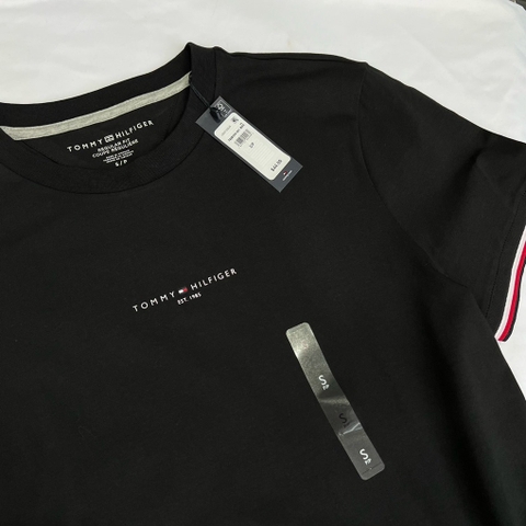 Áo Tommy Hilfiger Regular Fit Logo Tipped Black 78JB258 001
