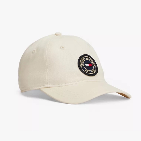 Nón Lưỡi Trai Tommy Hilfiger Hugo Logo Patch Baseball Cap Beige XM05653 720