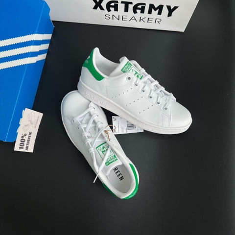 Stan Smith Trắng gót Green