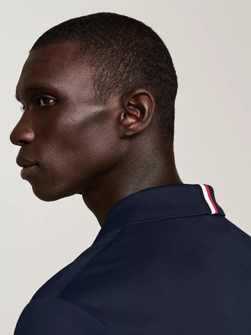 Áo Polo Tommy Hilfiger Regular Fit Liquid Cotton Navy MW35585 401