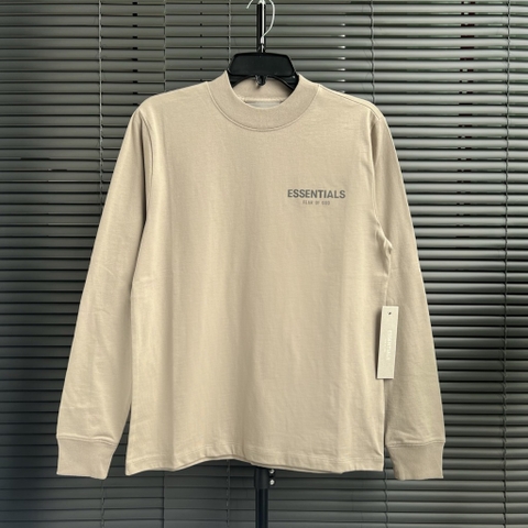 Áo Fear of God Essentials Kids Long Sleeve Tan 125SU212043K