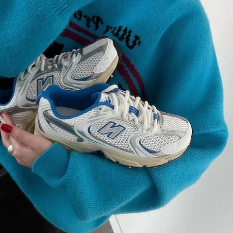 New Balance 530 White Blue Oasis MR530EA