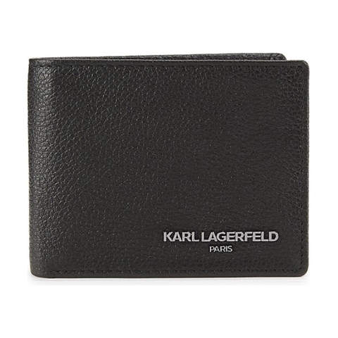 Ví KARL LAGERFELD Black Logo Metal LA5W0023