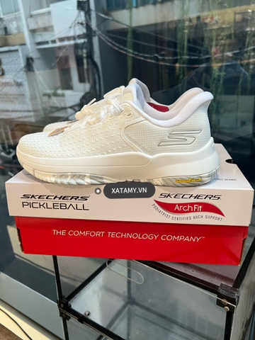 Skechers Viper Court Elite White Silver 246100/WSL