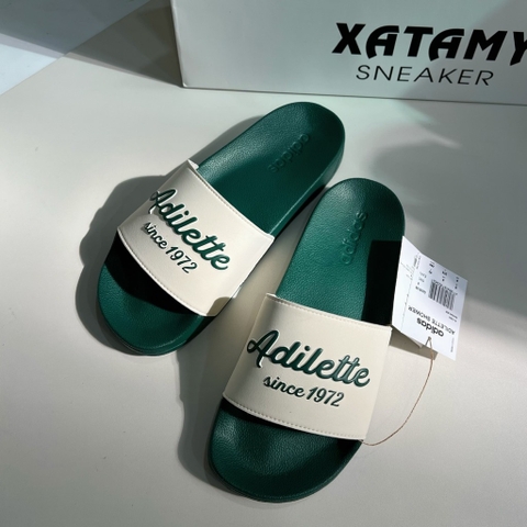 Dép Adilette Retro Green White GW8749