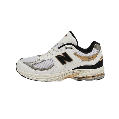New Balance 2002 White Black Gold GC2002PS