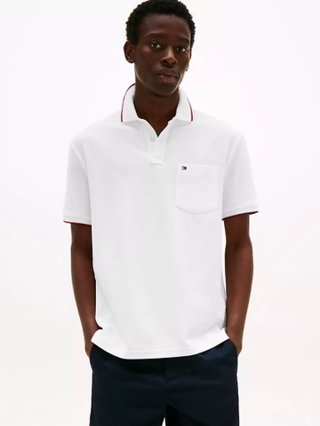 Áo Polo Tommy Hilfiger Classic Fit Pocket White MW38457 101