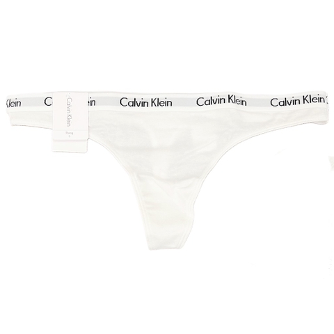 Underwear Calvin Klein Women's Carousel Cotton Thong White D1617 100
