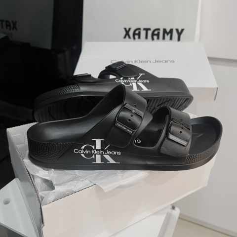 Dép Calvin Klein Zion Sandal Black 001