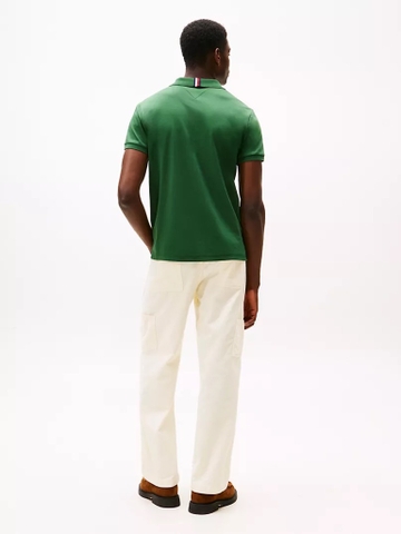 Áo Polo Tommy Hilfiger Regular Fit Smooth Cotton Deep Evergreen 78JB751 302